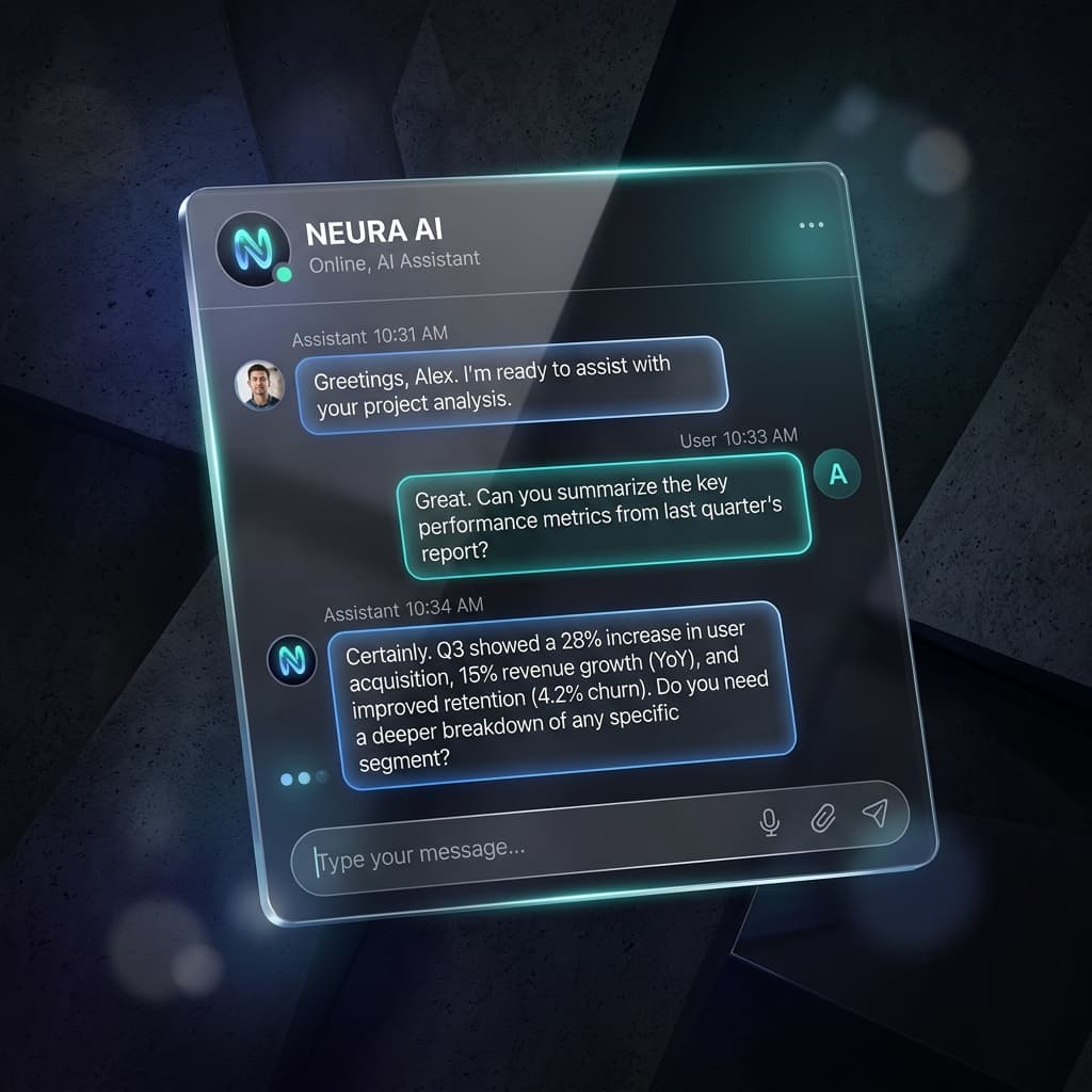 Chatbot Interface Mockup